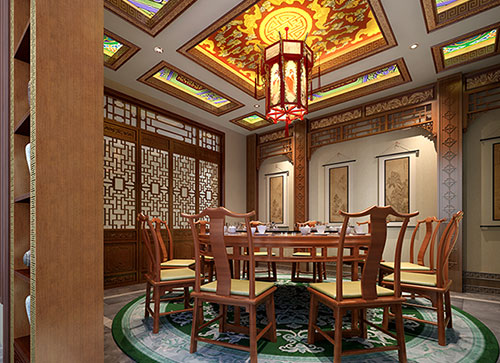 贵港中式古典风格家居装修设计效果图